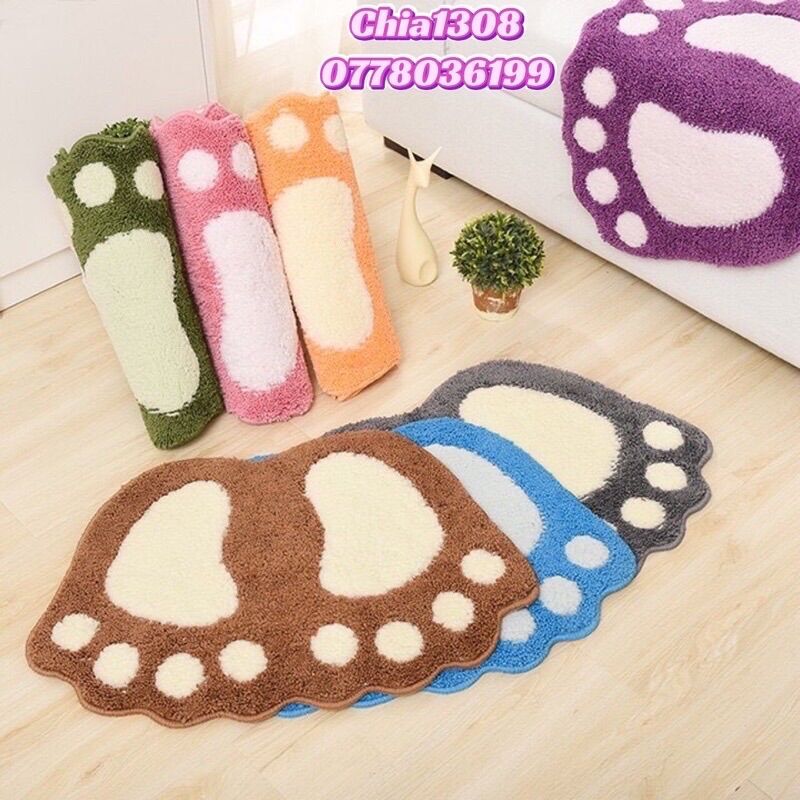Thảm chùi chân hình bàn chân