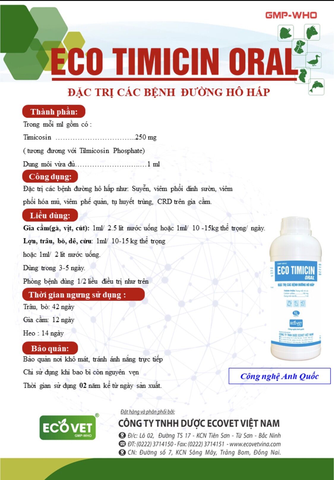 Dành cho các bệnh đường hô hấp