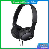 Sony | Tai nghe cho điện thoại thông minh MDR-ZX110AP màu đen, minh, gập, củ loa động