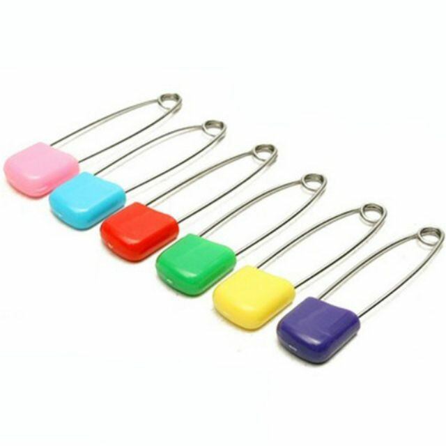 Set 10 cái kim tây cài quần áo
