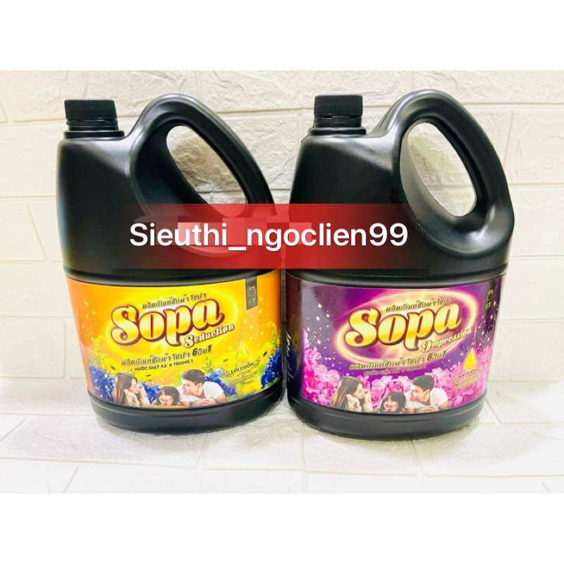 Nước giặt xả sopa 6 trong 1 x 3,4kg