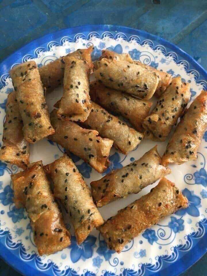 [HCM]Bánh tráng mè đen Phan Rang (nặng 2.0 kg gồm 100 bánh)
