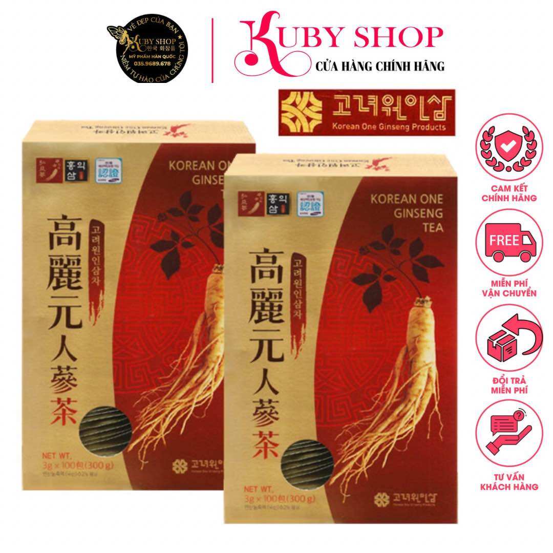 Trà nhân sâm korean one ginseng tea - hàn quốc