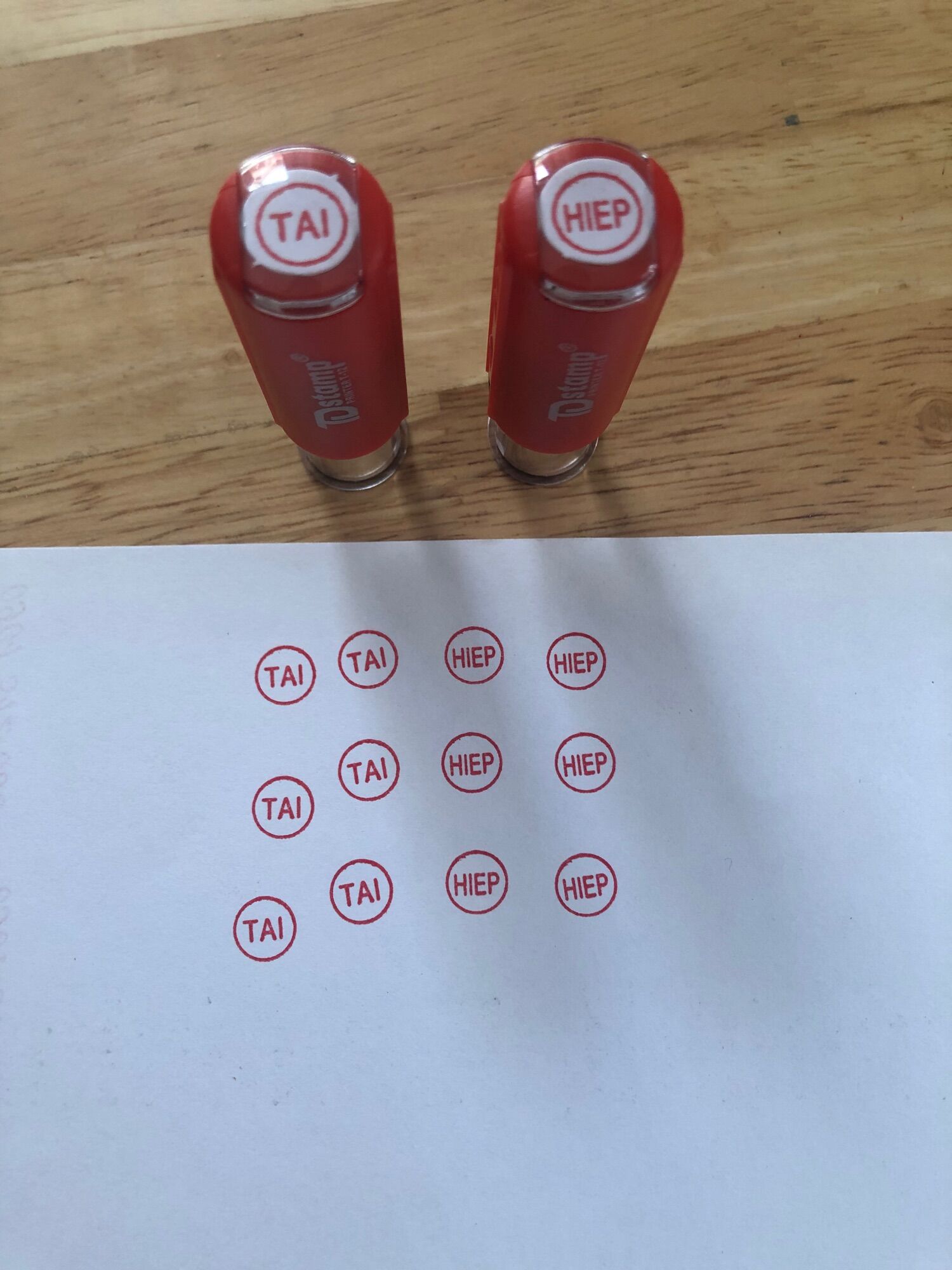 Dấu tròn nhỏ 9mm
