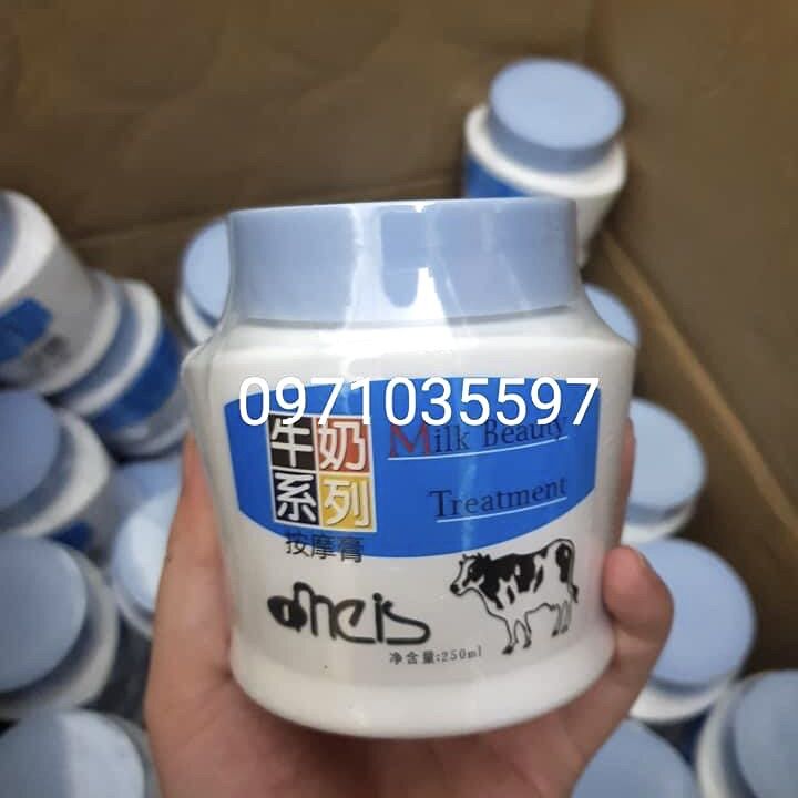 Kem massage sữa bò dùng trong spa giúp da trắng sáng, săn chắc, tràn đầy sức sống