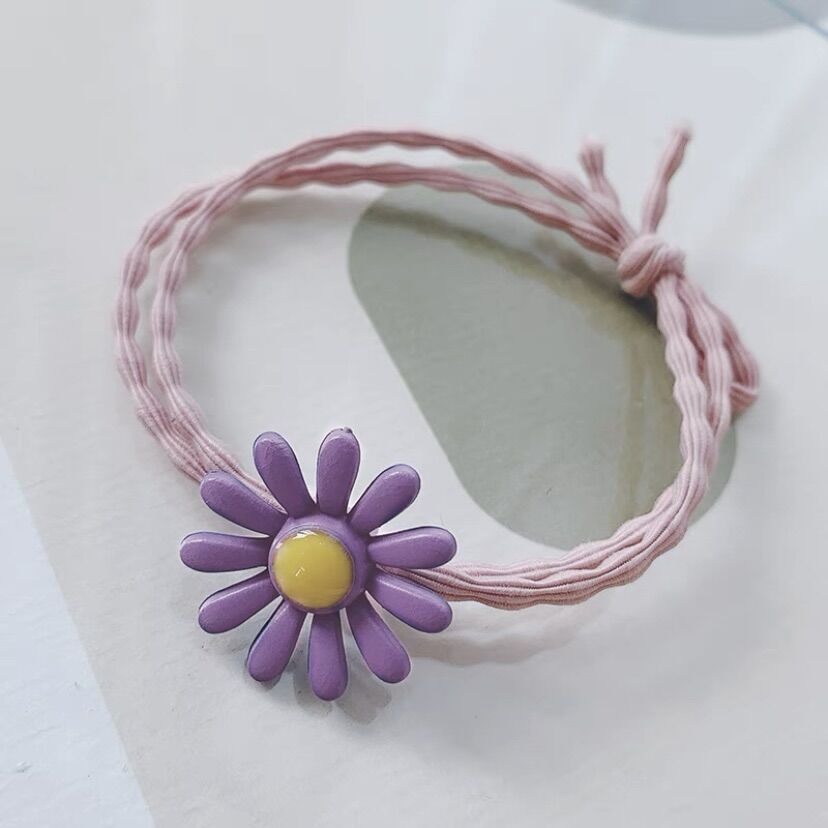 Dây cột tóc, chun cột tóc, buộc tóc hoa cúc Meily Store
