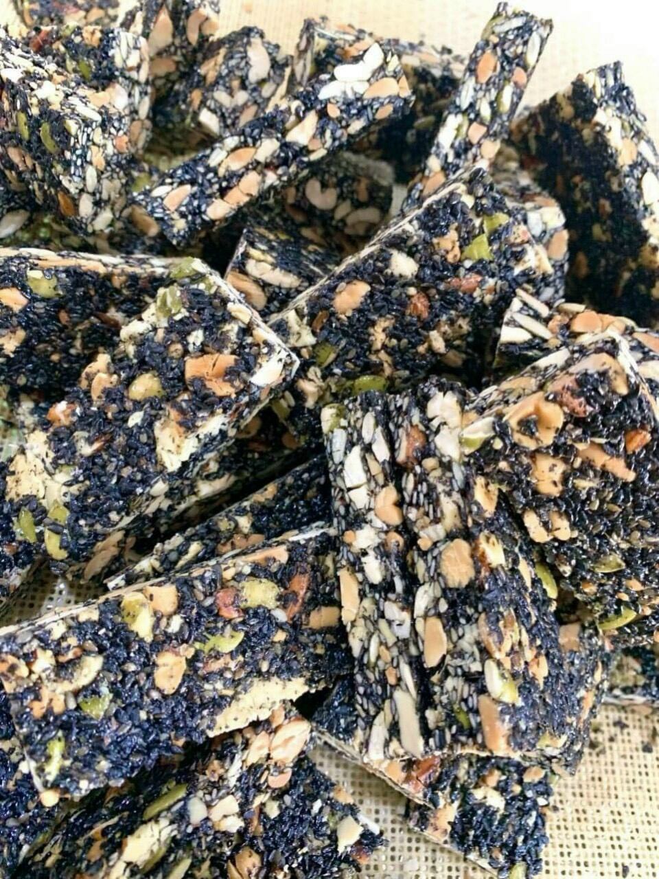 Thanh gạo lứt mè đen 500g