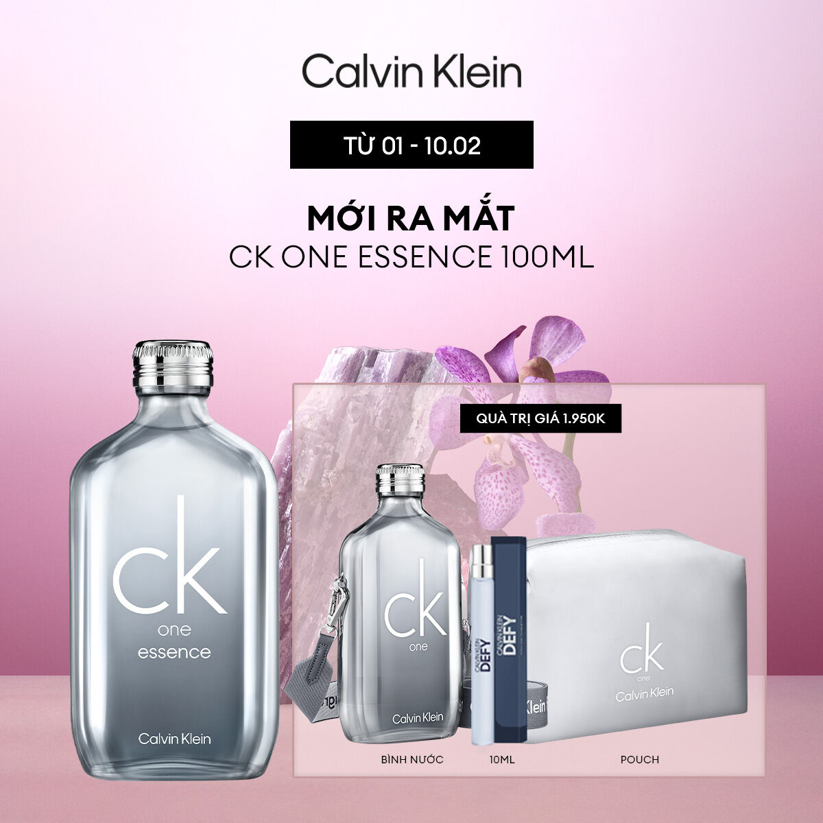 Nước hoa Nam Nữ Calvin Klein CK One Essence 100ml