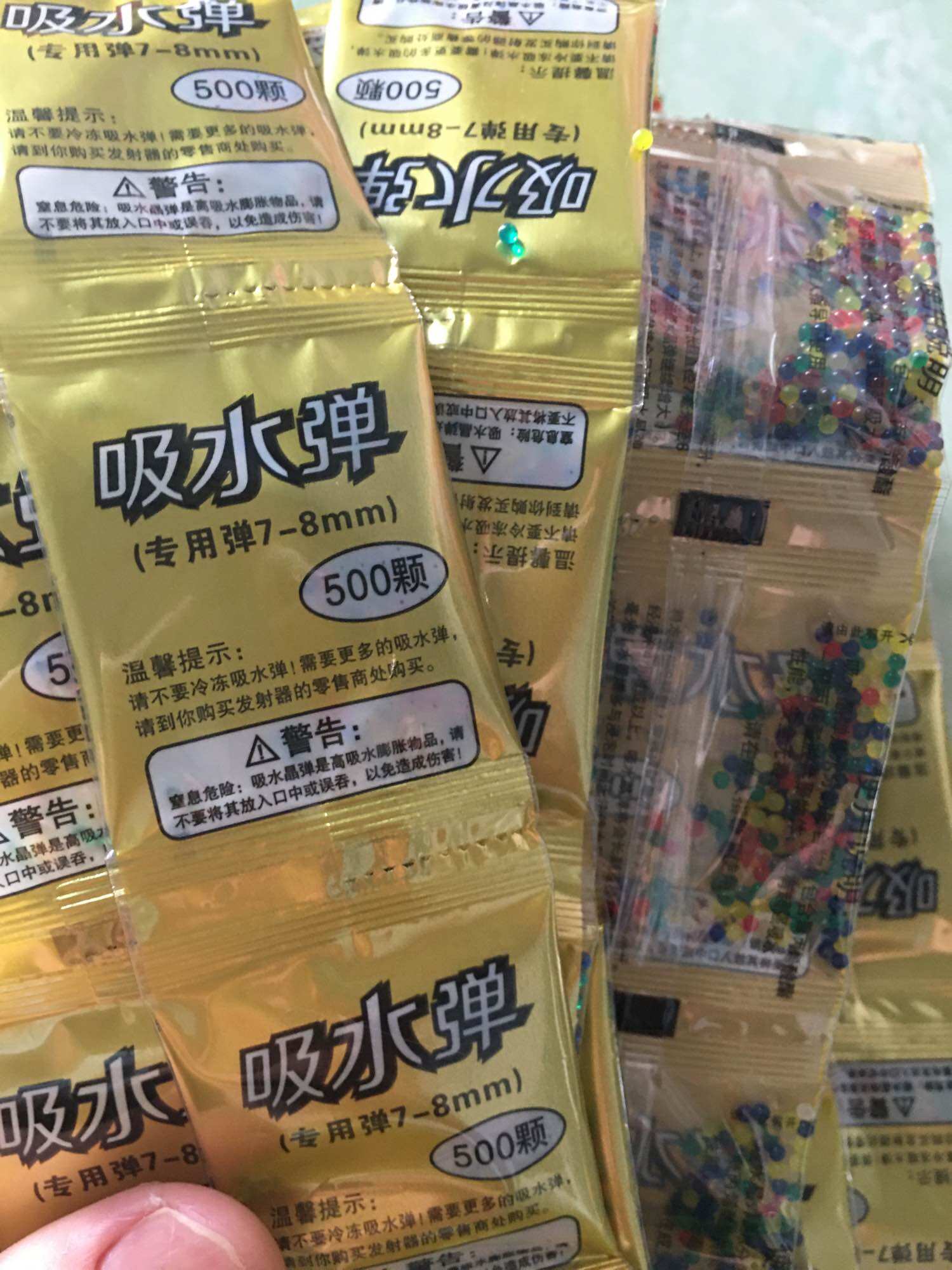 500 viên hạt thạch nở 7-8mm loại đẹp