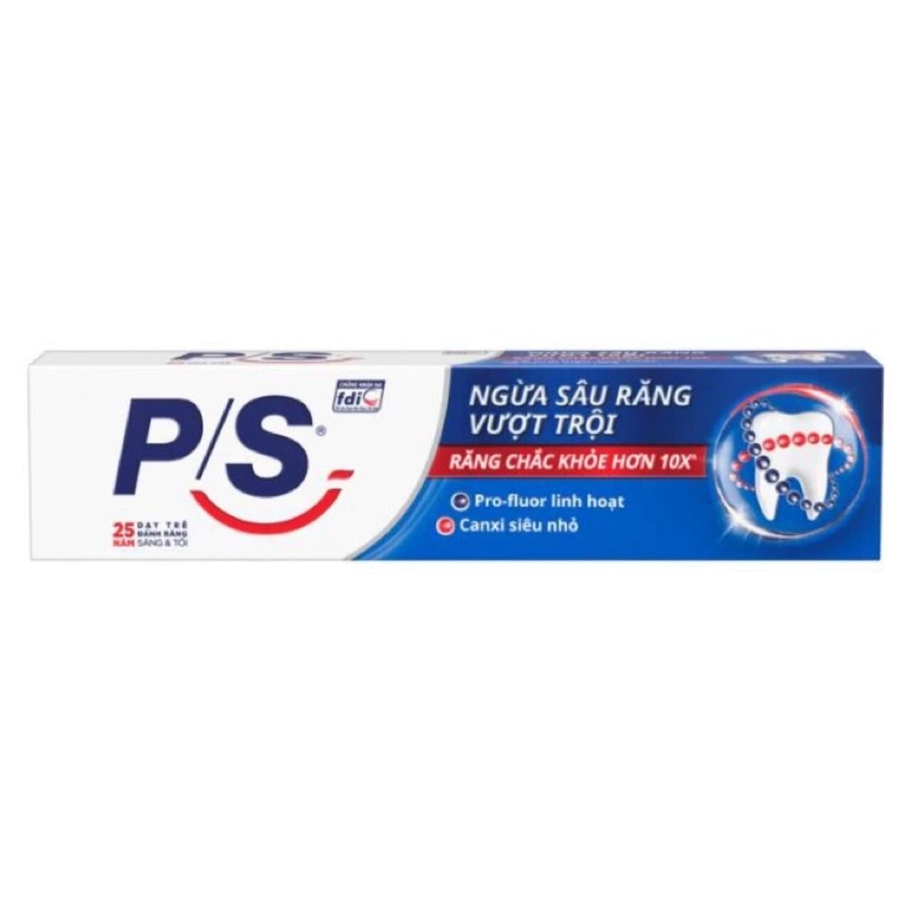 Combo (3cây x 180g )Kem đánh răng P/S ngừa sâu răng vượt trội