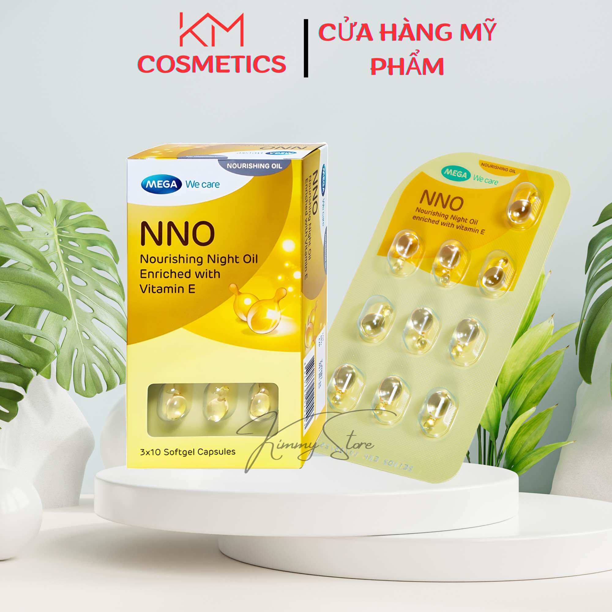 Combo vĩ 10 viên vitamin e NNO dưỡng da