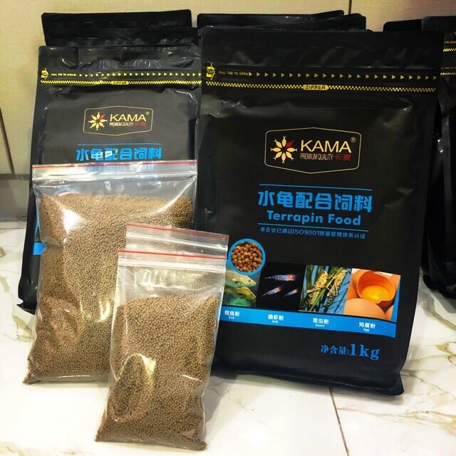 KAMA Thức ăn cho rùa nước 200g Size L [Hoả Tốc Giao Hàng 2 Giờ ]
