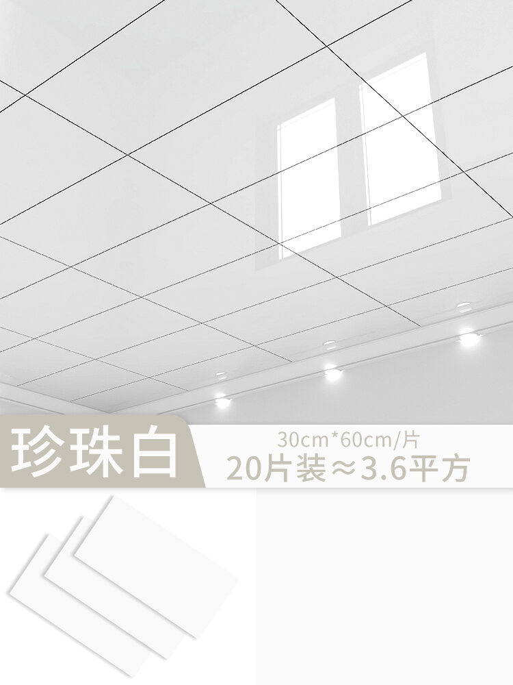 Tấm Lợp Trần Nhà Tự Dính Tấm Lợp Nhựa-aluminium Tấm Lợp Tường Nhà Tắm Trang Trí Trần Nhà Đục Lỗ Lớp 