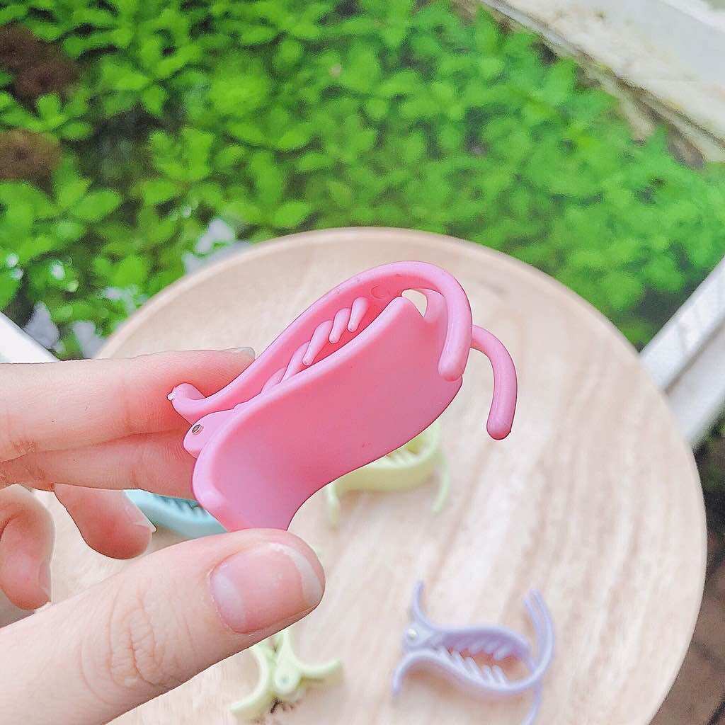HCM - Kẹp tóc càng cua 3 răng 5 răng nhiều màu phụ kiện tóc đẹp