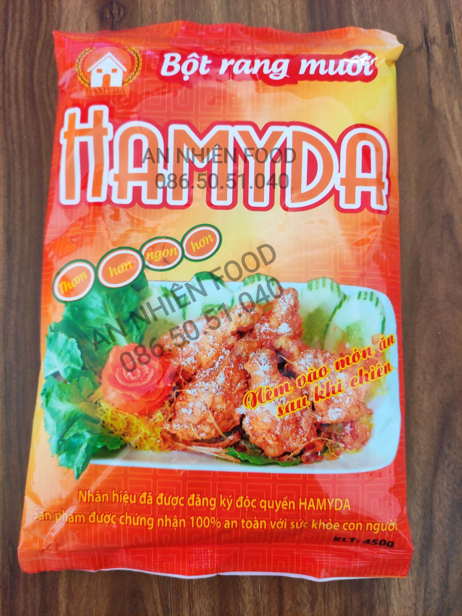 Bột Rang Muối Hiệu Hamyda Túi 450gram