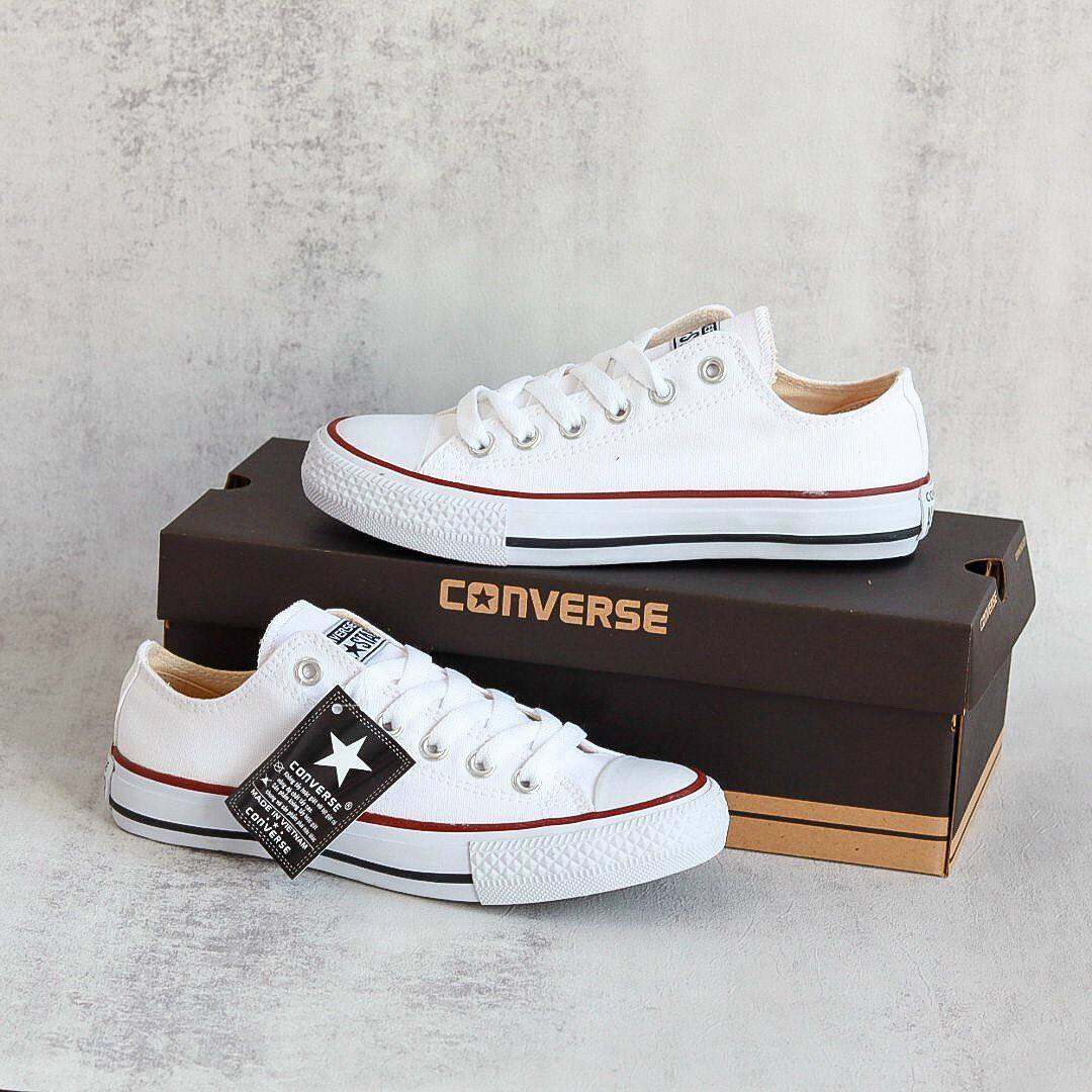 Giày Thể Thao Converse Trắng, Xanh Navy, Full Đen, Trắng Đen Cổ Thấp + Cổ Cao Nam Nữ Hàng VNXK
