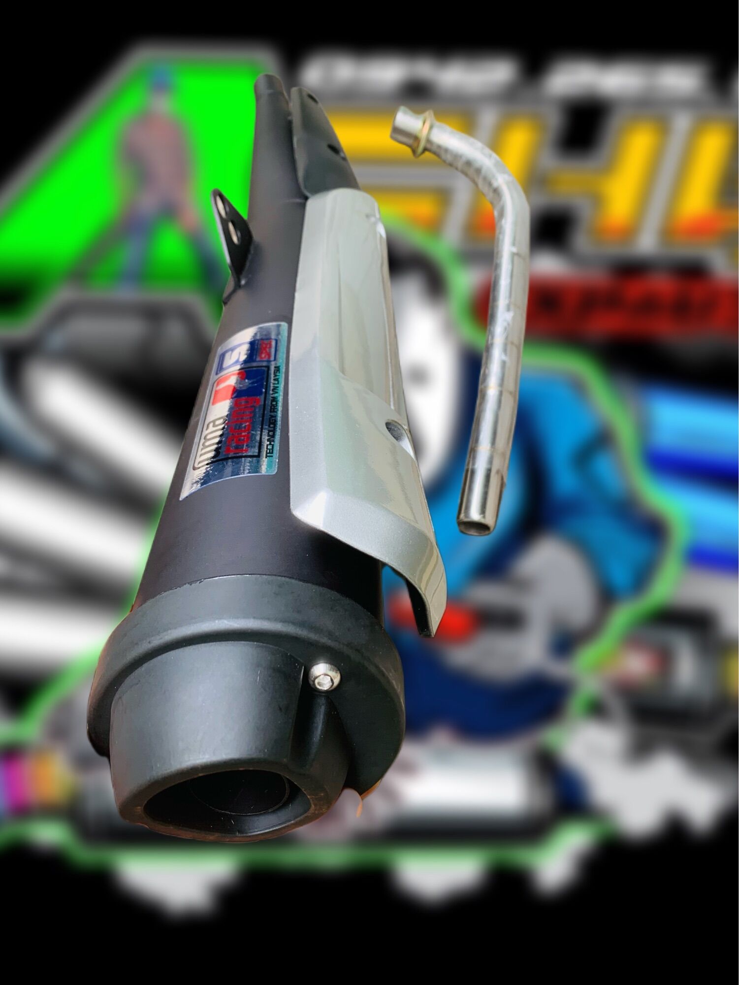 Pô Uma v3 Mode Đích TFX siêu đẹp sử dụng cho Sirus Tặng ốp spark