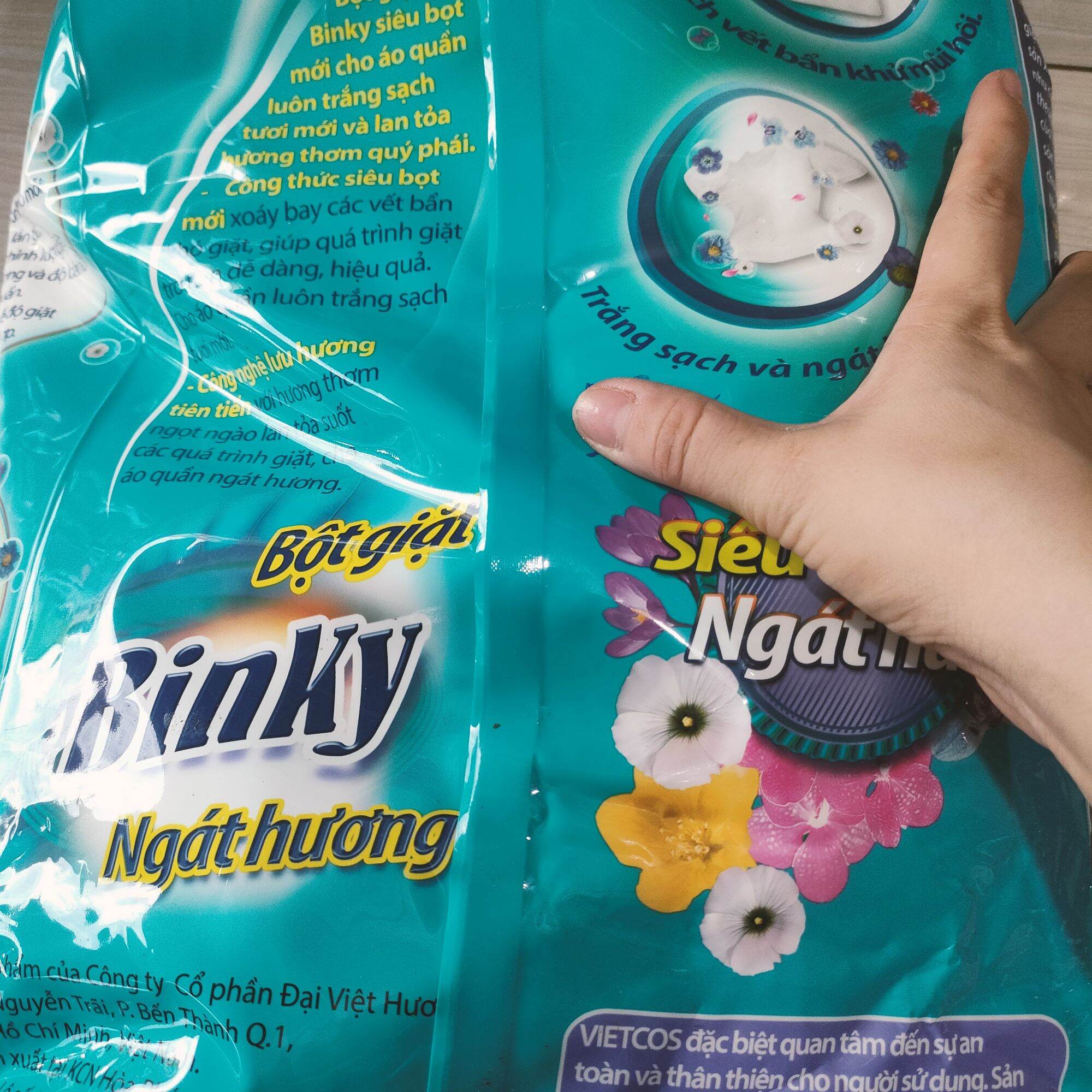 BỘT GIẶT BINKY 5,5kg