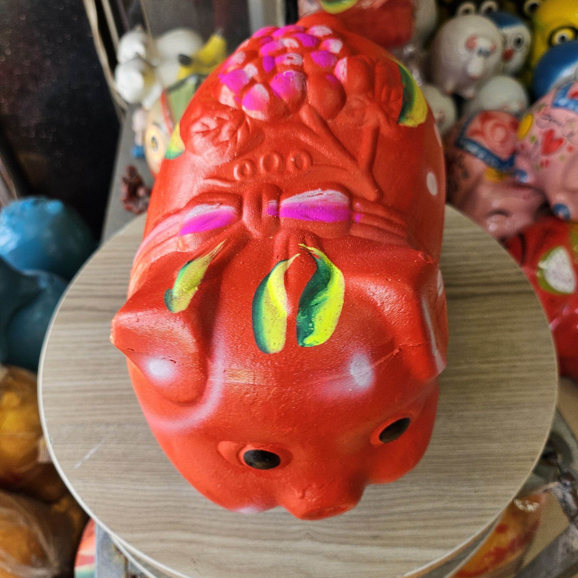 heo đất TRUYỀN THỐNG MÀU (dài 23 cm cao 12 cm)