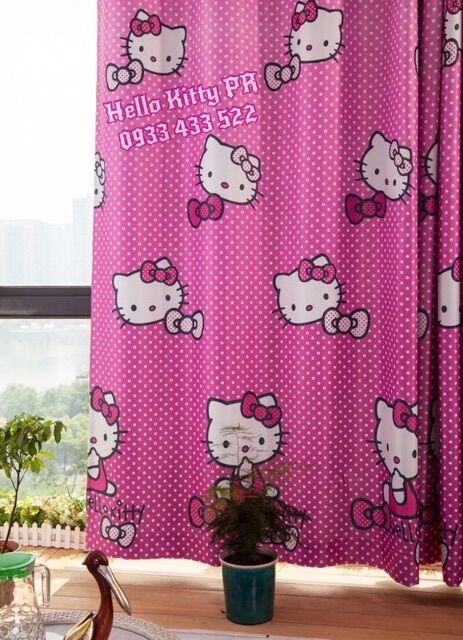 [Freeship MAX] Màn rèm HelloKitty PR 180*180cm