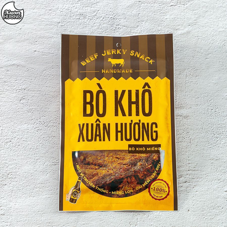Bò khô miếng Xuân Hương truyền thống thịt bò khô tươi ngon đậm đà hương vị