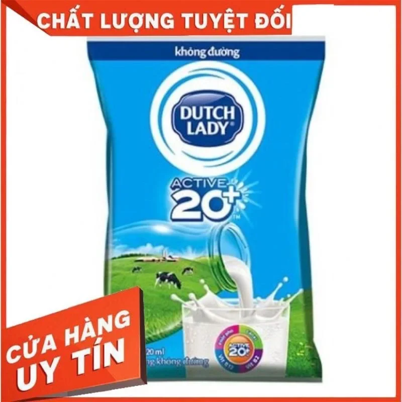 combo 10 bịch sữa cô gái hà lan dutch Lady 20+ 220ml