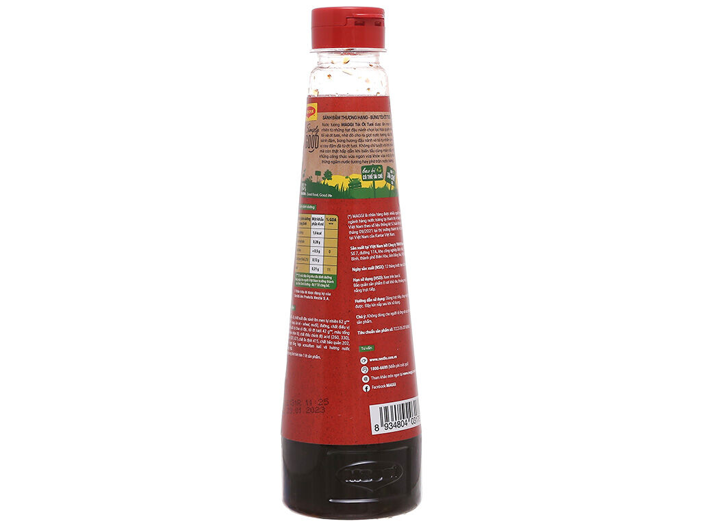 Combo 2 chai nước tương Maggi tỏi ớt 200ml