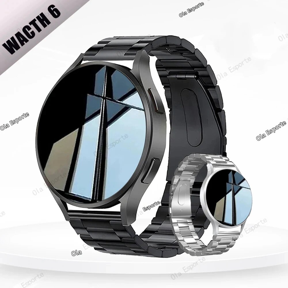 Đồng Hồ Thông Minh Bluetooth 6 Pro Màn Hình 1.32 Inch 240×280, Mặt Đồng Hồ Tùy Chỉnh, Theo Dõi Sức Khỏe, Đồng Hồ Thể Thao Thông Minh Dành Cho Nam Và Nữ Với Chức Năng Gọi Điện