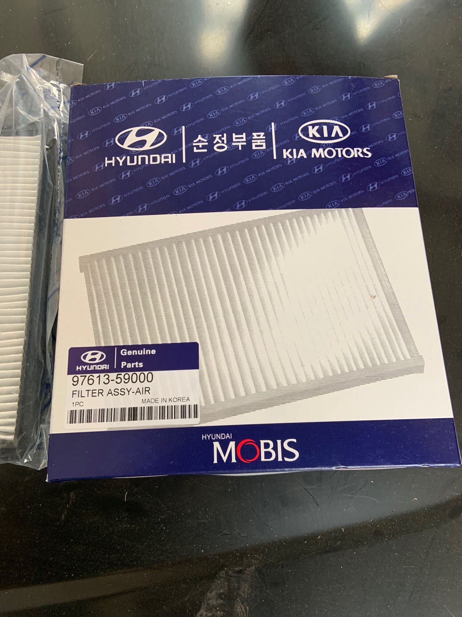 Lọc gió điều hoà solati xe 16 chỗ mã sản phẩm hyundai 97163- 59000