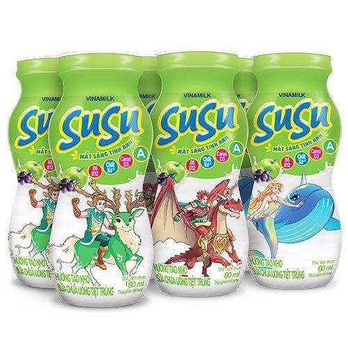 Sữa chua uống Vinamilk Susu chai 80ml ( Thùng 48 chai )