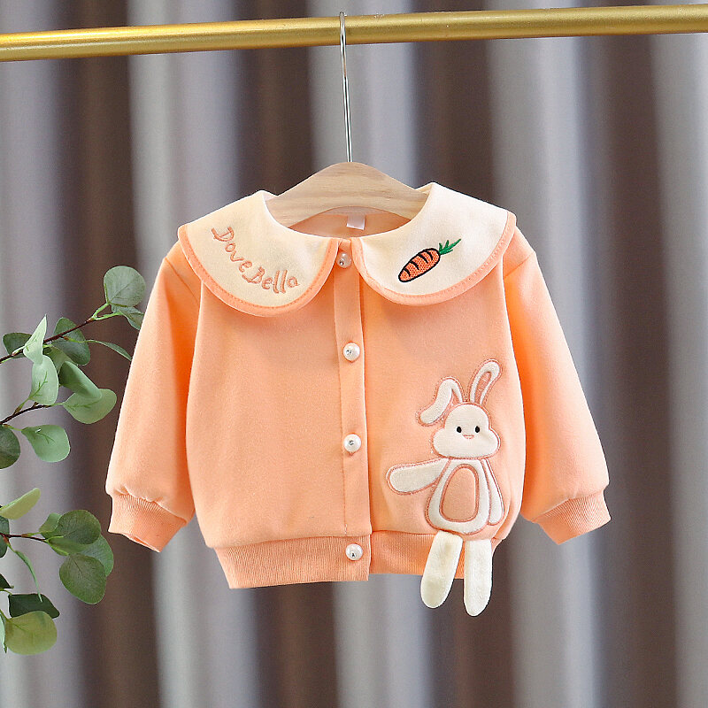 Áo Khoác Bé Gái Bé Gái Mẫu Mới Thu Đông Áo Lót Lông Bé Gái Kiểu Tây Quần Áo Mùa Đông Cho Trẻ Sơ Sinh