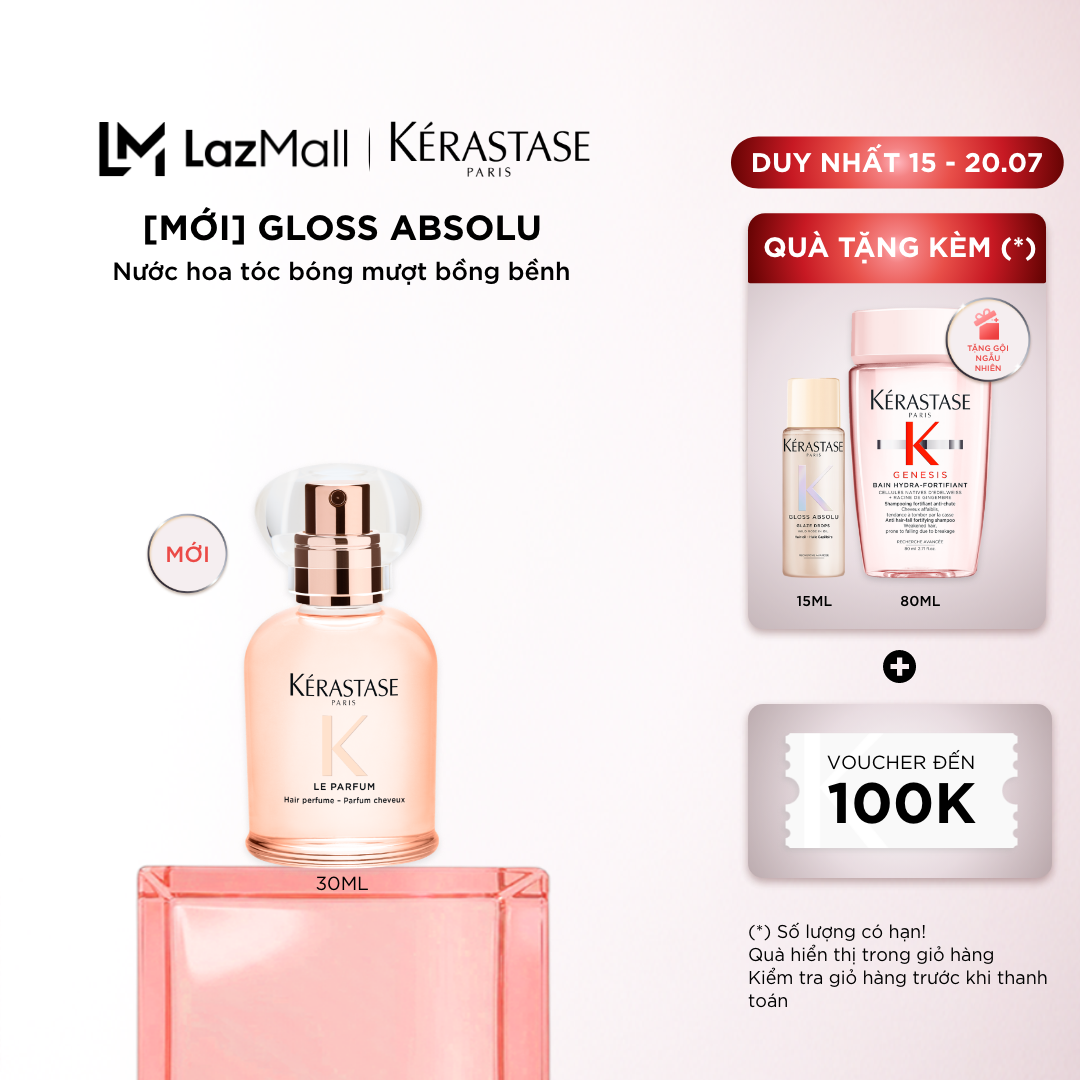 [MỚI] Nước hoa dành cho tóc bóng mượt bồng bềnh Gloss Absolu -  Kérastase Le Parfum Hair Perfume 30ml