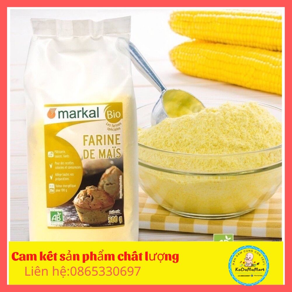 Bột bắp hữu cơ Markal tách lẻ 100g hạn 12/2022