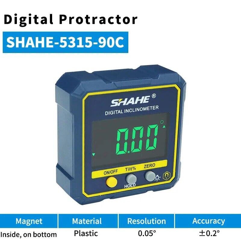 Máy đo góc kỹ thuật số máy đo góc độ từ tính máy đo góc độ nghiêng máy đo góc góc độ khối hộp với magnes và đèn nền