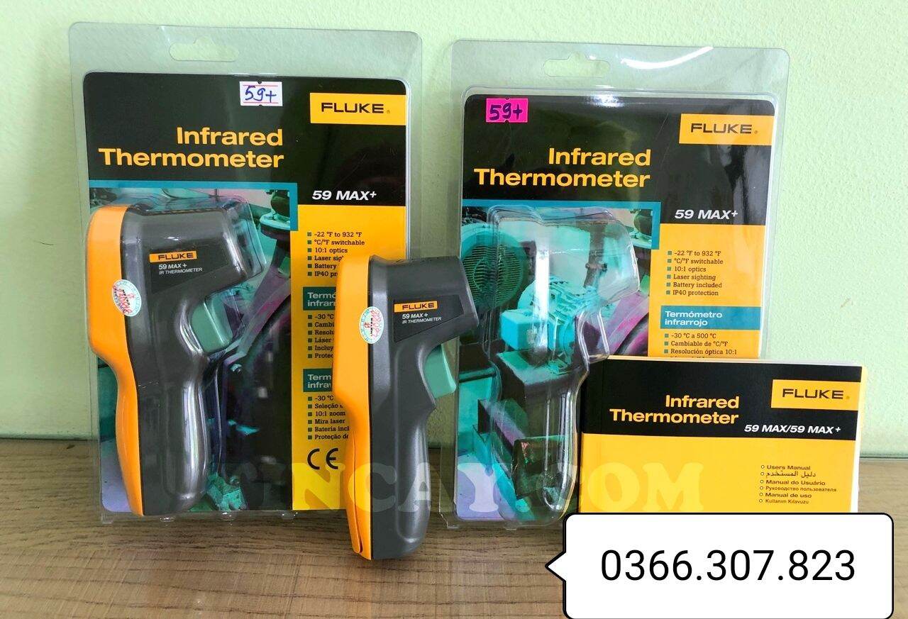 [HCM]Máy đo nhiệt độ bằng hồng ngoại Fluke 59MAX+ (-30 °C đến 500 °C )
