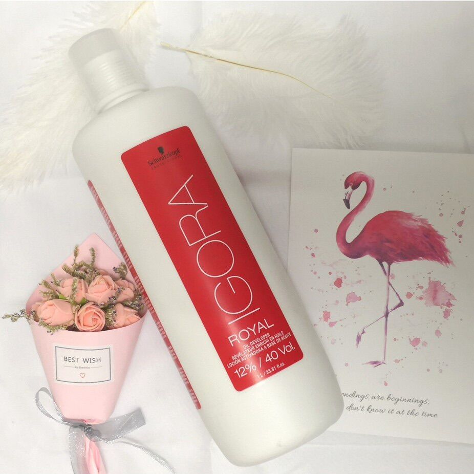 Oxy Trợ Nhuộm Schwarzkopf Igora 3%,6%,9%,12% 1000ML