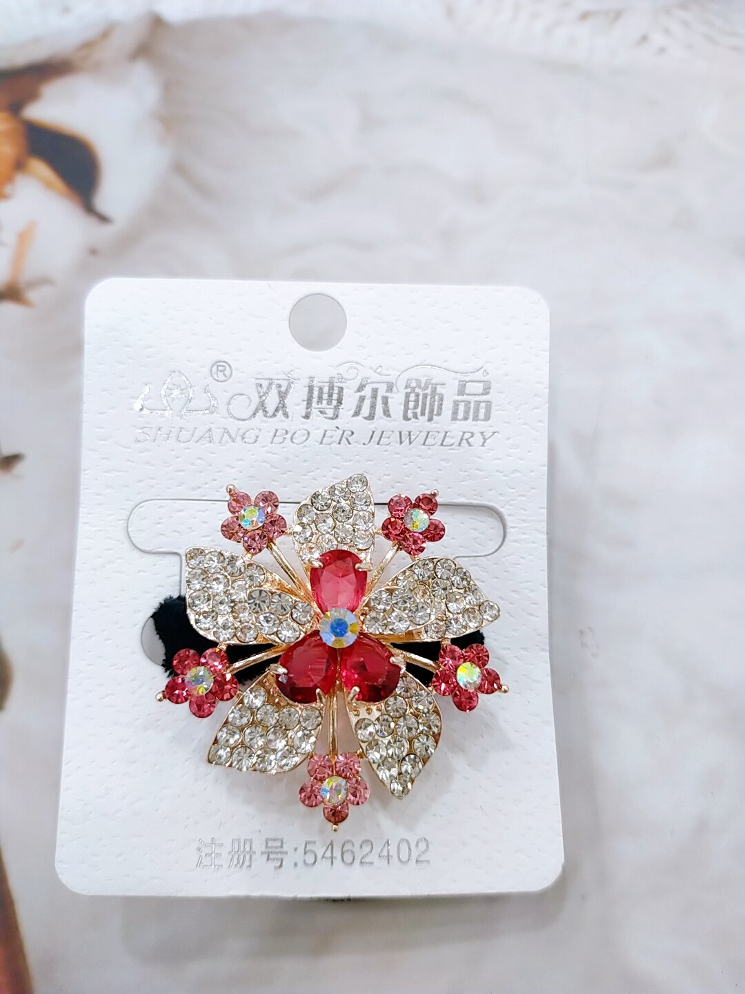 Cột tóc nhung đính đá cao cấp M2