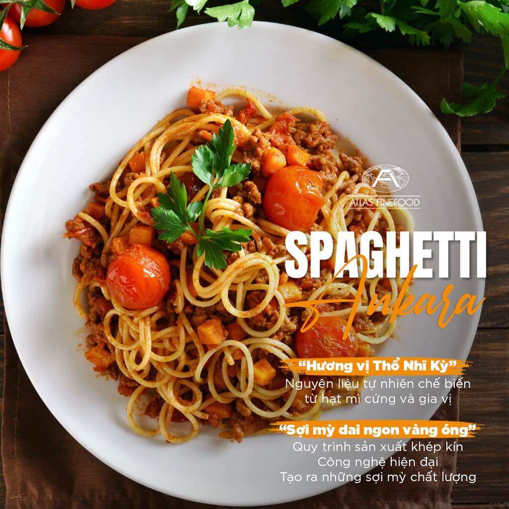 Mì Ý Spaghetti Ankara Veronelli gói 500g