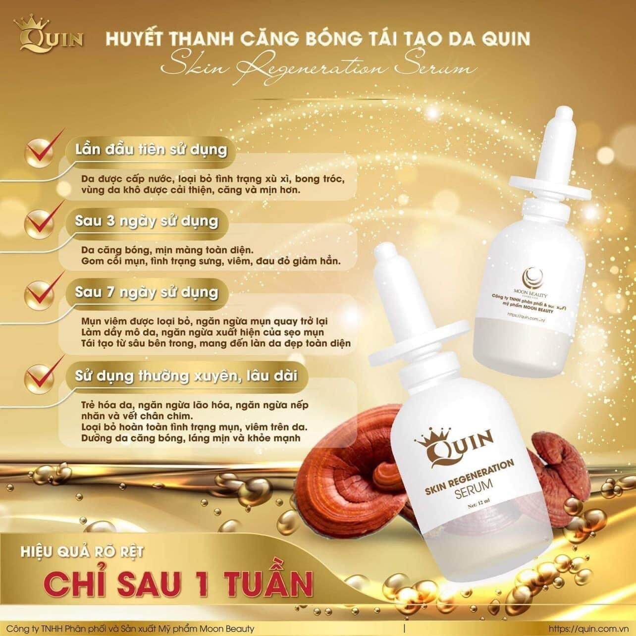 Huyết Thanh Căng Bóng Tái Tạo Da (Hỗ trợ Trị Mụn)