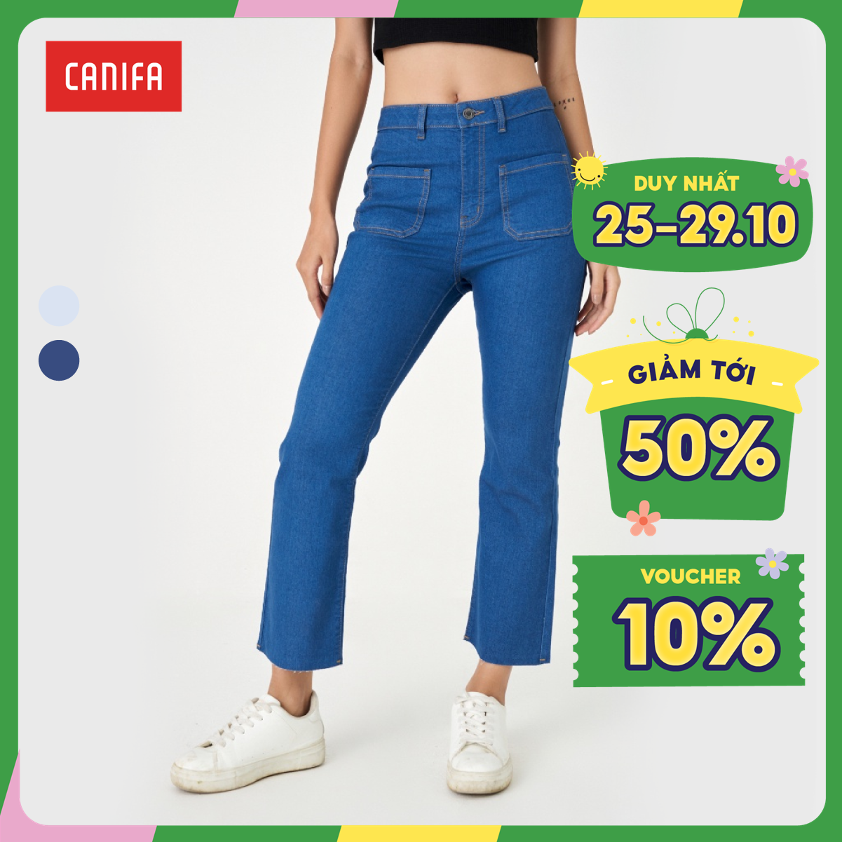 Áo nỉ bé gái canifa có hình in 1tw22w031