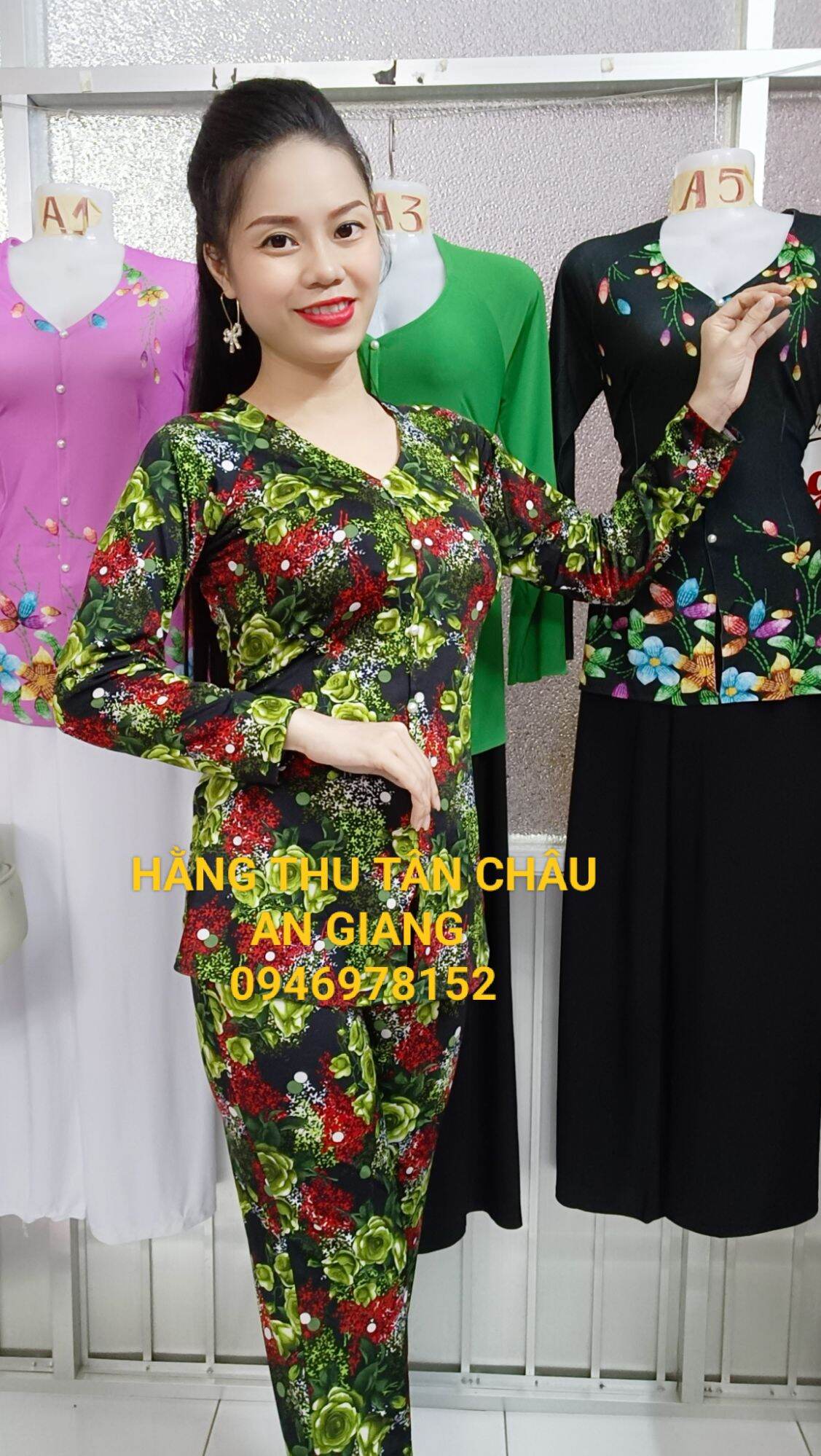 Bộ bà ba bông ống nhỏ(bán cả bộ như hình)