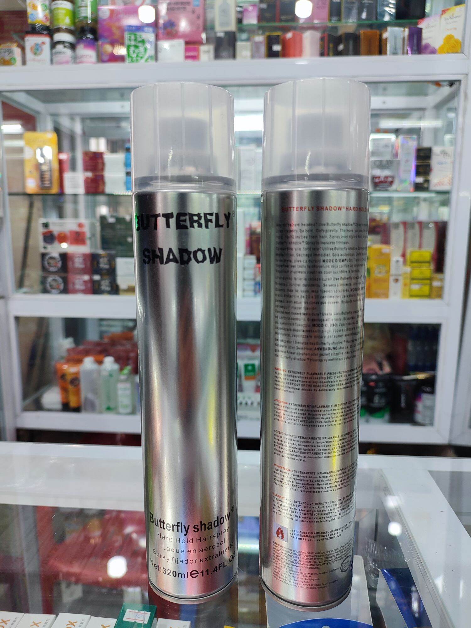 Gôm xịt tóc nam chính hãng Butterfly Shadow 320ml