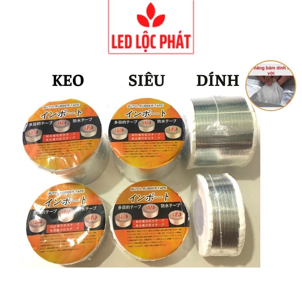 Băng keo chống thấm, keo chống thấm nước siêu dính 5f, 10f