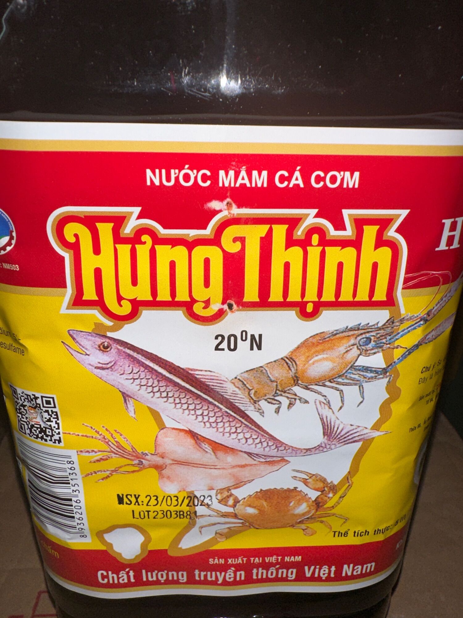 Nước mắm Hưng Thịnh 5lit