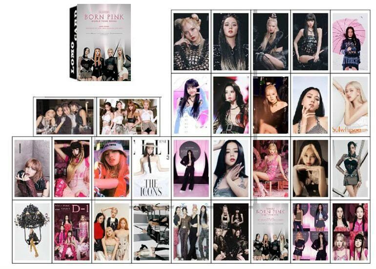 Set 30 tấm lomo blackpink mẫu mới