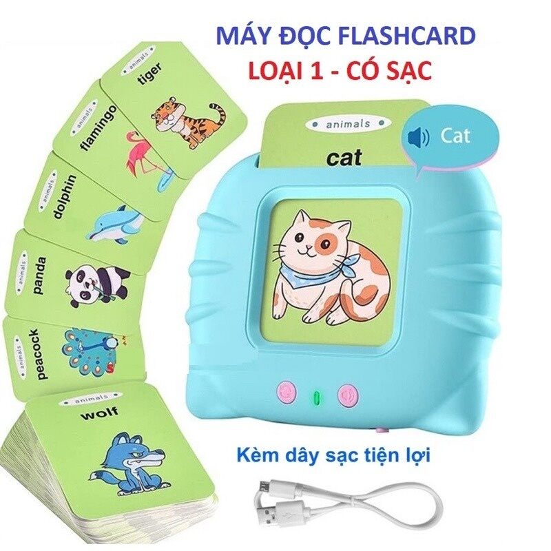 Máy đọc thẻ flashcar tiếng anh dành cho bé
