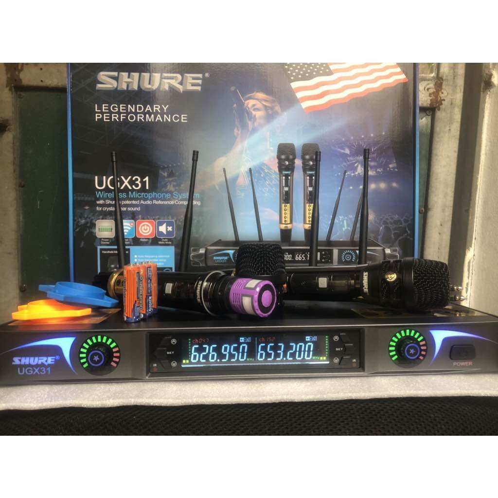 Mic Shure ugx 31 plus