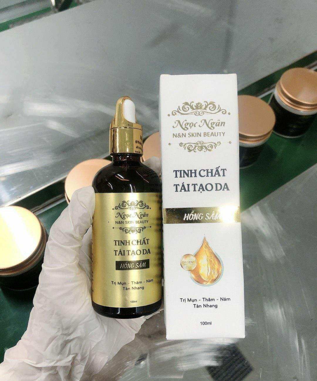 TINH CHẤT HỒNG SÂM TÁI TẠO TRỊ MỤN NÁM