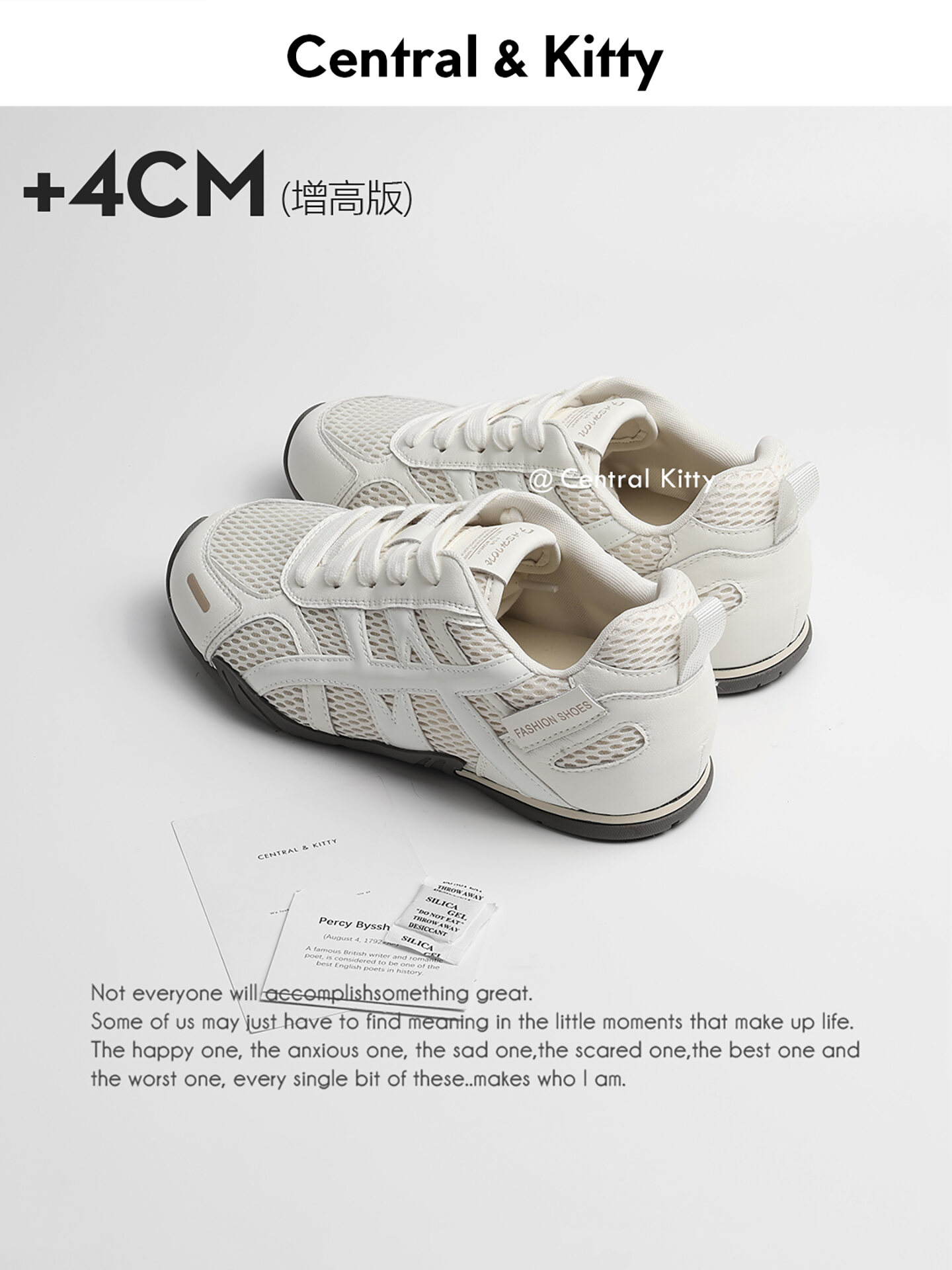 Centralkitty Women's Mesh Breathable Slip-On Shoes Summer High-Insole Low-Top Fashion Casual Sneakers Thin Design 2025 New Model Giá 2,286,000 Đồng*Miễn phí vận chuyển