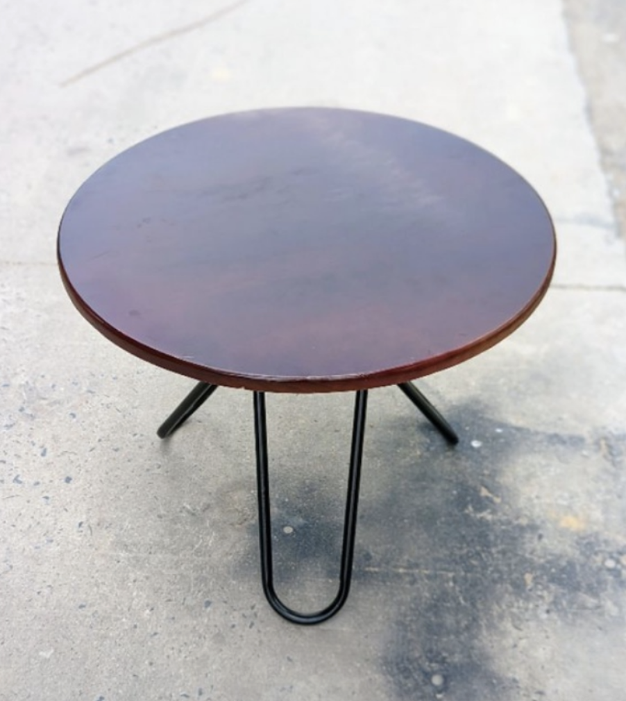 Bàn Gỗ Cao Su Nâu Cánh Gián Mặt 60cm